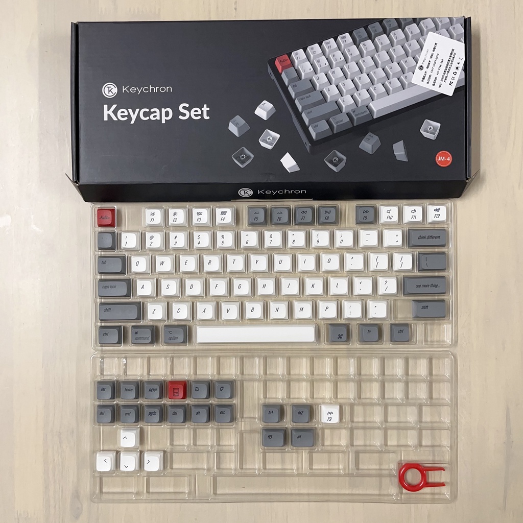 Keychron XDA高度PBT熱昇華鍵帽 適用K2\K6\Q1\Q2機械鍵盤 94鍵