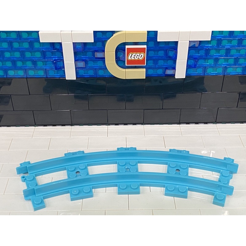 【TCT】 Lego Train Track 樂高 85976 41130 天空藍色 蔚藍色 軌道 彎軌 鐵軌 配件