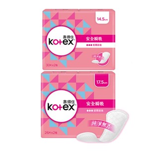 靠得住 Kotex 安全瞬吸無香護墊 14.5cm/17.5cm