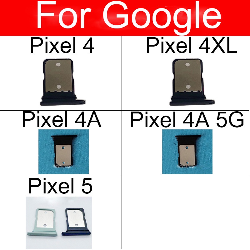 原廠SIM卡槽 卡托適用於Google Pixel 4 4XL 4A 5G 5 維修替換件