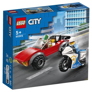 LEGO樂高 LT60392 警察摩托車飛車追逐 City Police系列