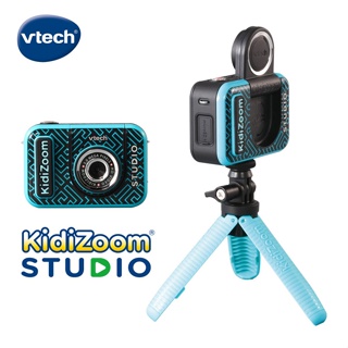 5歲以上適用【英國 Vtech】多功能兒童數位相機STUDIO (酷炫藍)