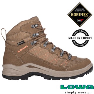 【德國 LOWA】女新款 歐洲製造 TAURUS PRO GTX中筒防水透氣多功能健行鞋 登山鞋 褐色 LW320525