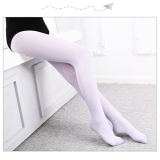 兒童舞蹈襪 女童天鵝絨襪 褲襪 白色肉色打底芭蕾舞襪