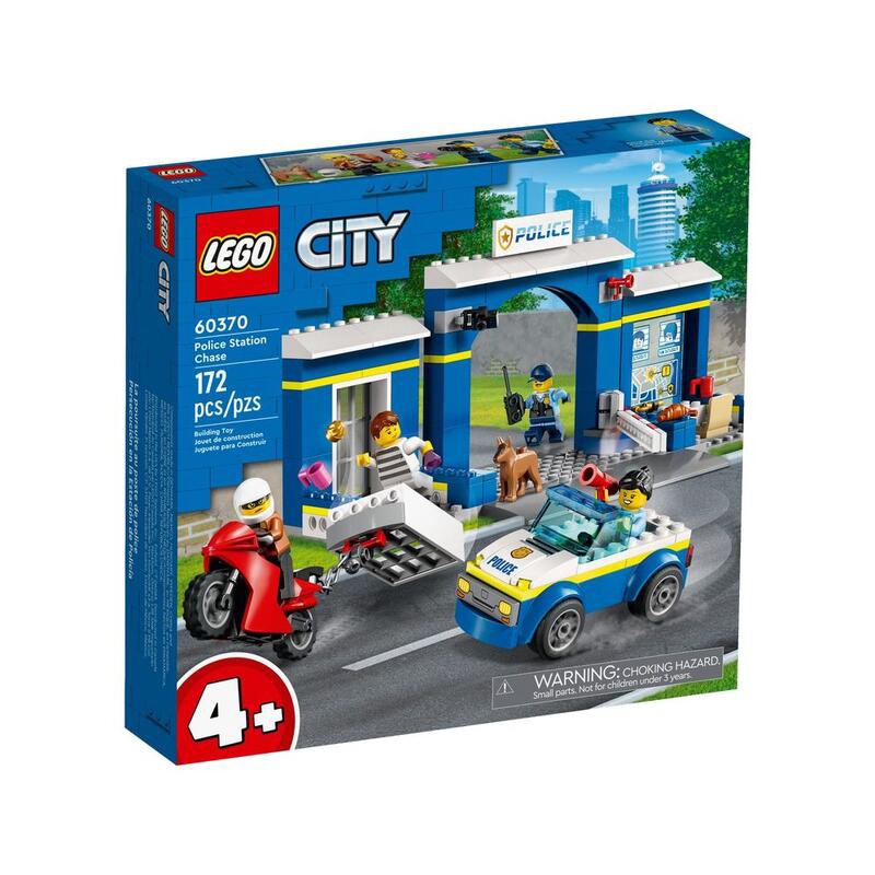 LEGO 樂高 積木 60370 玩具 CITY 城市系列 警察局追逐戰