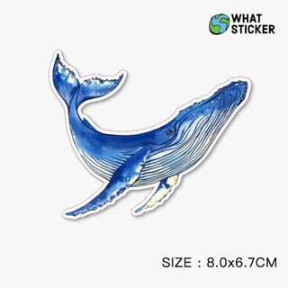 【搞什麼貼紙】現貨｜PVC防水貼紙 藍鯨魚貼紙 海洋生物貼紙 動物貼紙 行李箱貼紙 筆電貼紙 安全帽貼紙 機車貼紙
