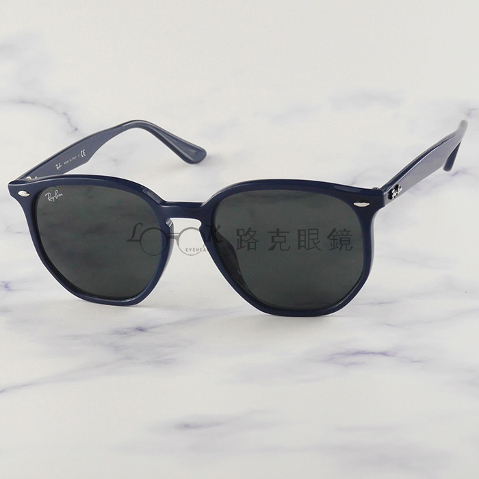 【LOOK路克眼鏡】RayBan 雷朋 太陽眼鏡 深藍框 瘦子廣告款 RB4306F 6576 87