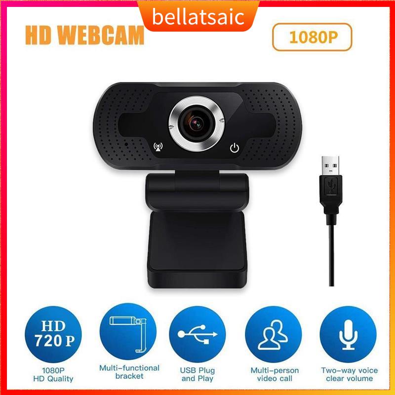 X6 HD 1080P Webcam USB Web Cam Rotatable Computer Camera wit