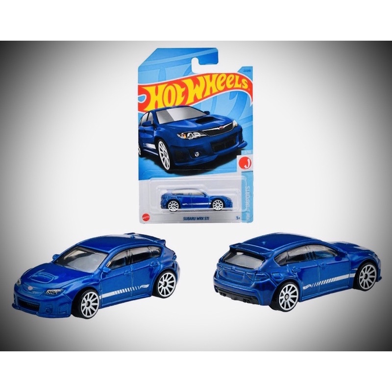 風火輪 小汽車 模型車 Hot Wheels SUBARU WRX STI 速霸陸 五門掀背 小鋼砲 22B 經典藍色