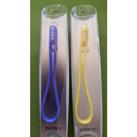 【Sony】矽膠手機掛繩一入 黃或藍