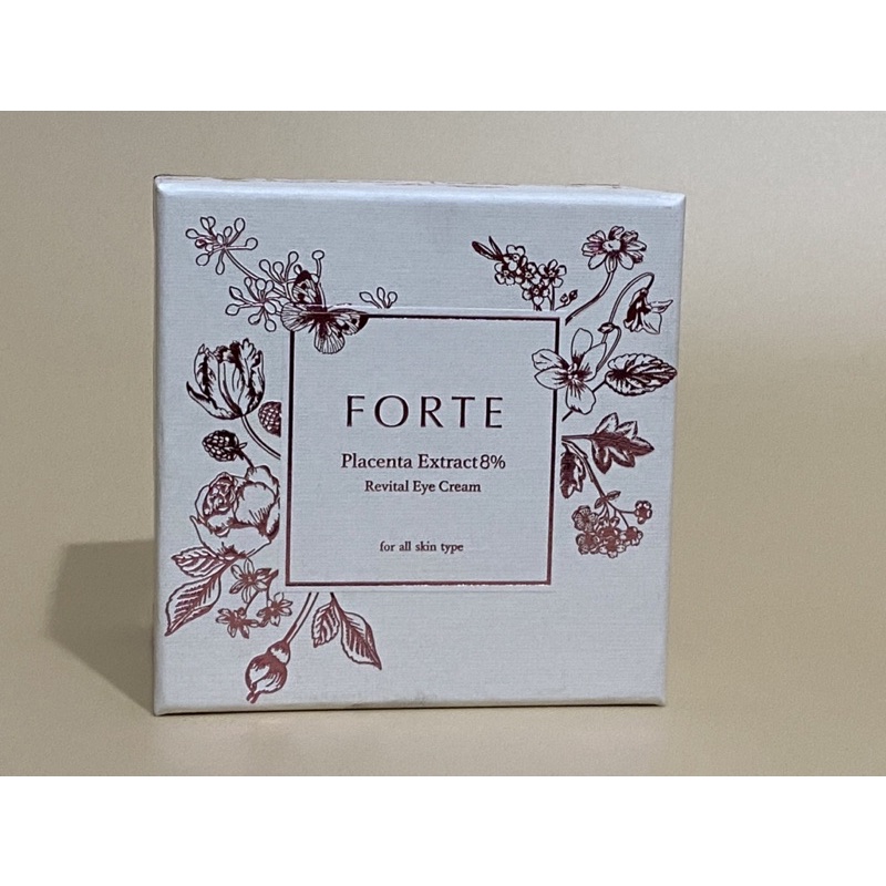 全新未拆封公司貨 台塑生醫 FORTE 8%精純胎盤素肌活眼霜25ml