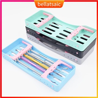 1Pcs Dental Sterilization Rack Plastic Autoclave Cassette Fi