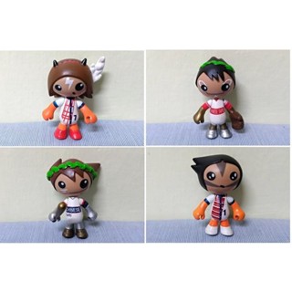 (收藏) 二手 早期 超商小小公仔*4入 高4.5cm
