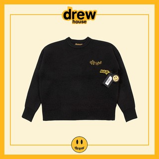 全新限量正品免運 drew house script sweater 刺繡加厚針織衫羊毛衣男女長袖秋冬毛衣