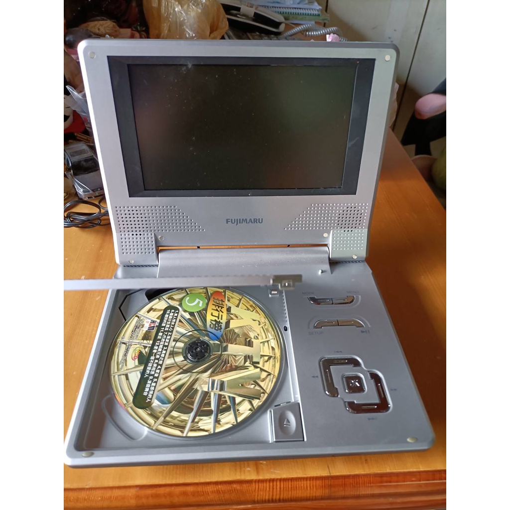 Fujimaru 7吋掌上型液晶數位電視+DVD光碟機 PD-108U DVD 數位電視光碟機 可攜式行動DVD播放器