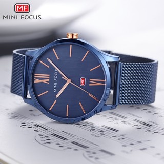 附發票【MINI FOCUS專櫃正品 台灣品牌店】2026新款超薄商務男士手錶日本機芯夜光防水石英錶米蘭帶非機械錶