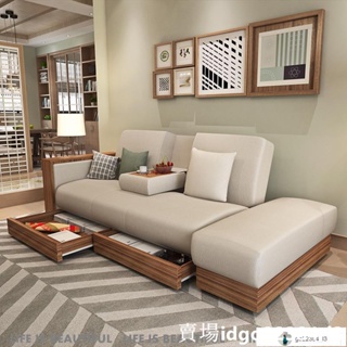 好家居特價乳膠沙發可變床 多功能收納日式熱賣北歐布藝 沙發小戶型整裝省空間家具v_0lnooapz