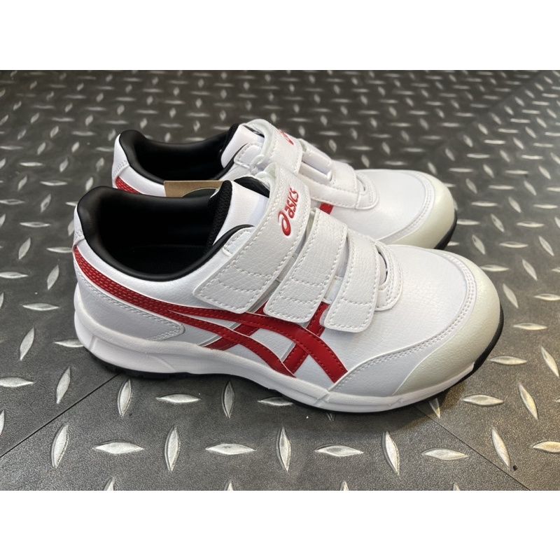 白紅 asics WINJOB CP301 塑鋼頭 安全鞋
