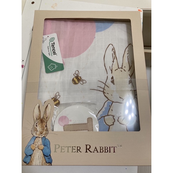 奇哥 彼得兔寶寶成長紗布巾禮盒