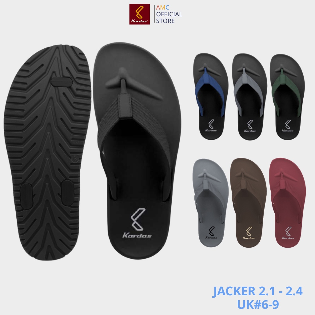 男士超柔軟塑料腳趾拖鞋泰國 Kardas - Jacker 2.1