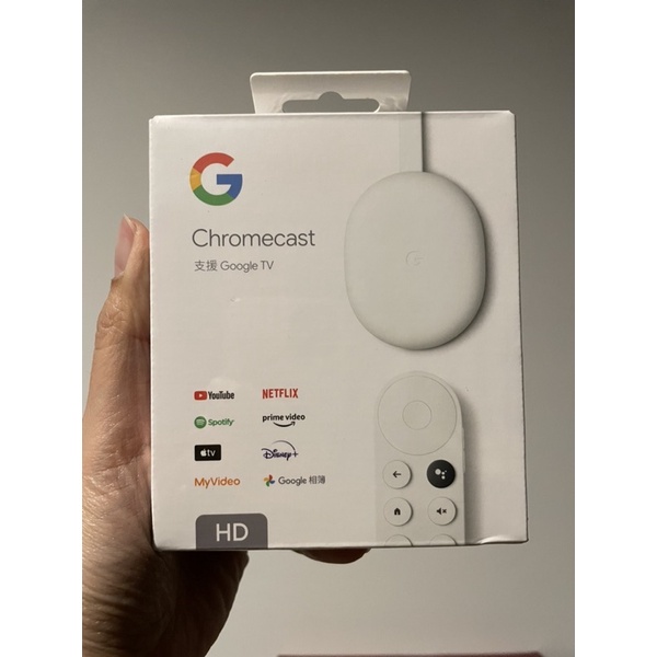 台灣公司貨 Google Chromecast with 第四代 第4代 (HD版本)  支援Google TV
