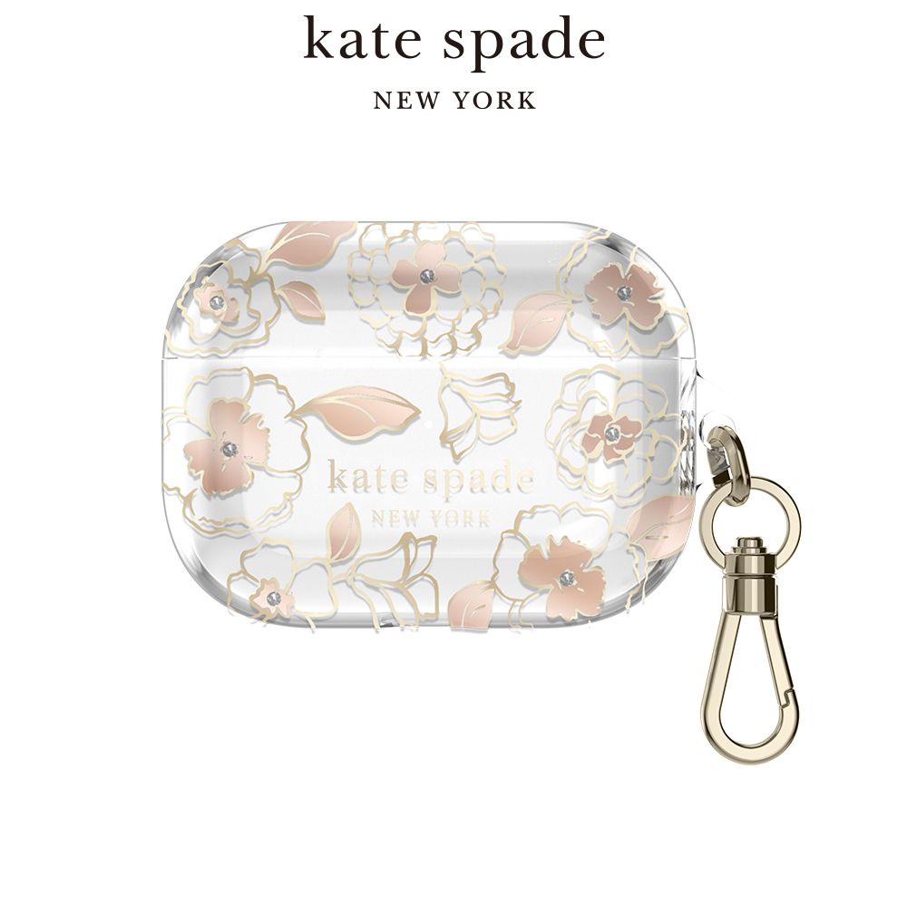 「kate spade」 AirPods 金色年華 精品保護殼/套（Pro／第3代）