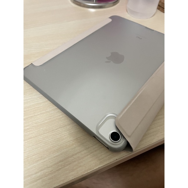 （暫售）Apple iPad Air4 64G銀(二手）+ApplePencil+moshi保護殼