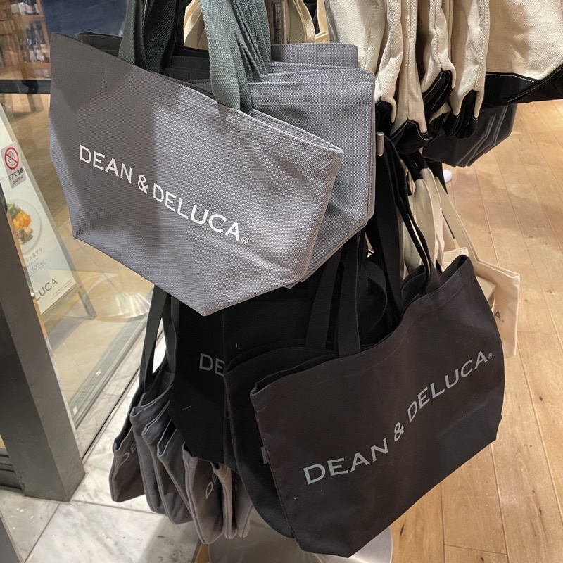 DEAN &amp; DELUCA 購物袋 環保袋 帆布袋（炭灰）