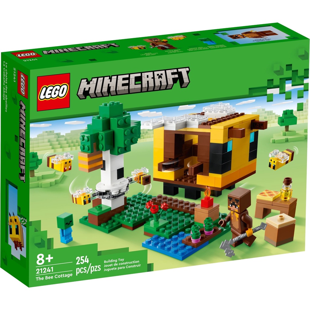 [大王機器人] 樂高 LEGO 21241 Minecraft® 創世神 The Bee Cottage
