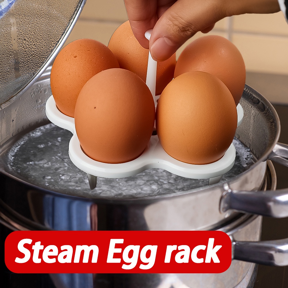 立式蒸蛋盤廚房炊具家用保健鍋煮蛋器塑料圓形蒸架創意蒸鍋多功能蒸蛋架