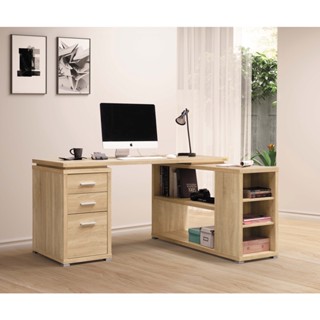 【宏興HOME BRISK】康迪仕仿古橡木色電腦書桌《JZ新品23》