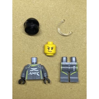 LEGO 樂高 人偶 奧斯頓馬丁 AMR 女 專業駕駛 Speed 76910