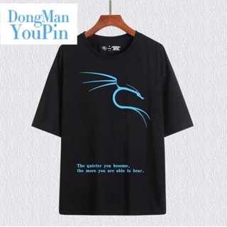 kali操作系統純棉T恤LINUX程式設計碼農短袖程式猿員男女休閑半袖衣服