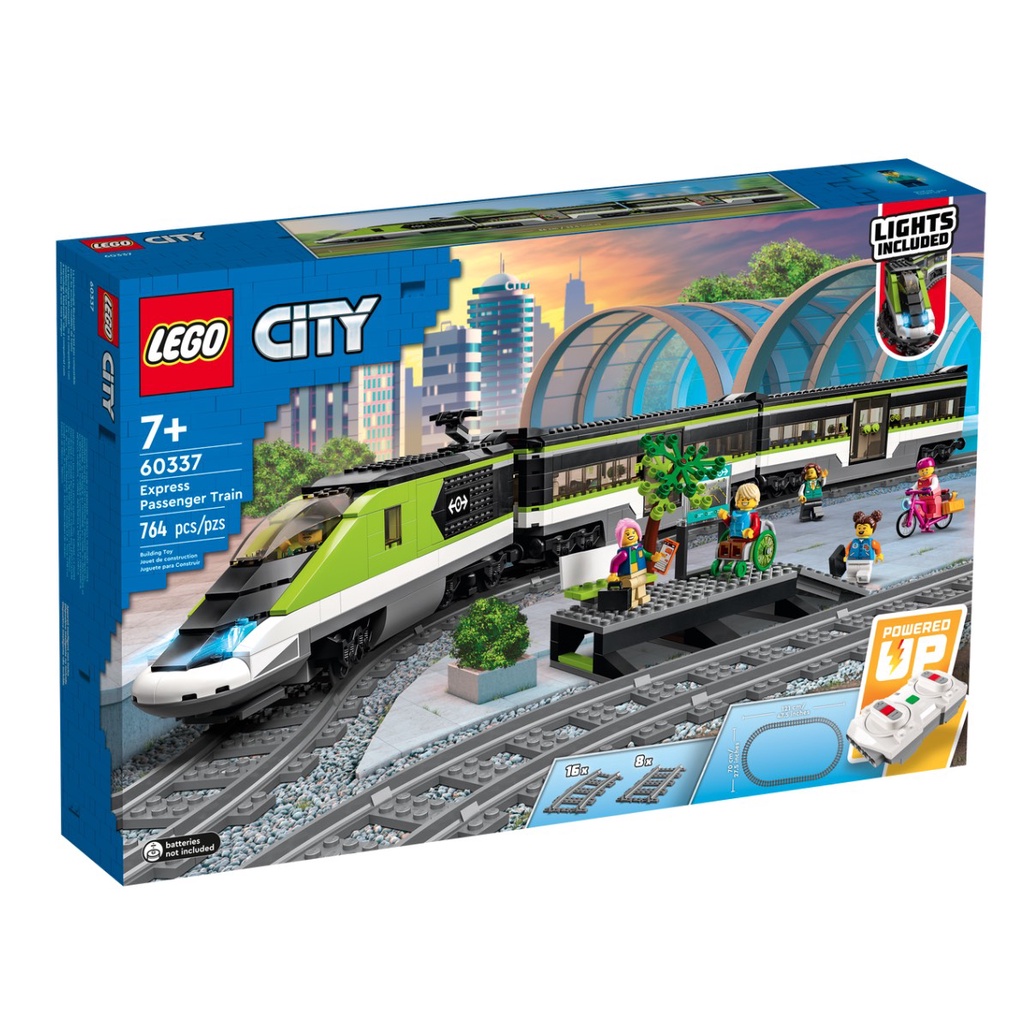 LEGO 60337特快客運列車 大小朋友最愛的電動火車 全新 郵寄私訊