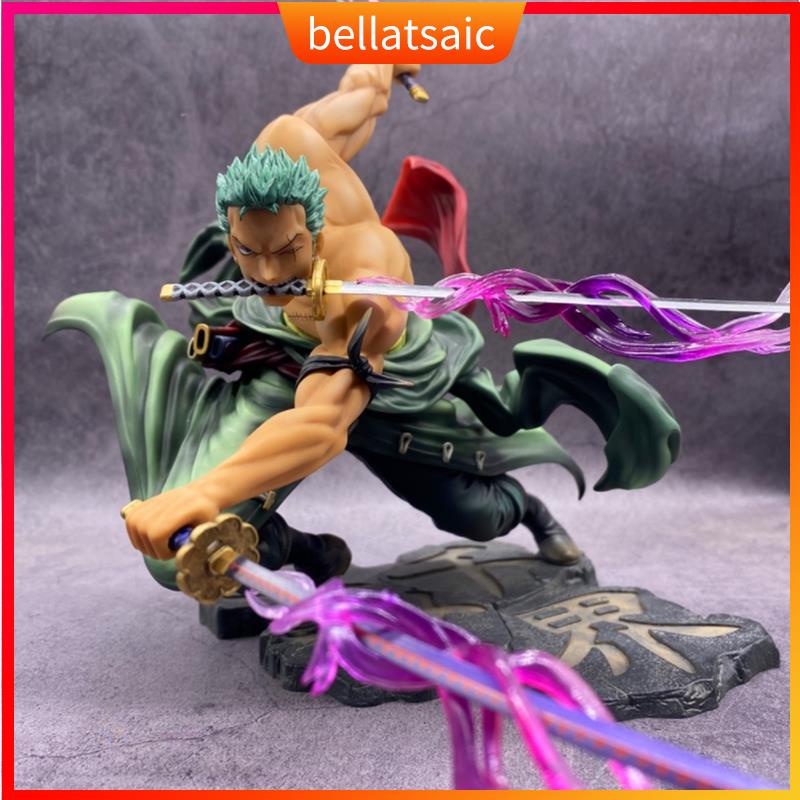 18cm New Anime One Piece Figures Roronoa Zoro Figur Three-kn