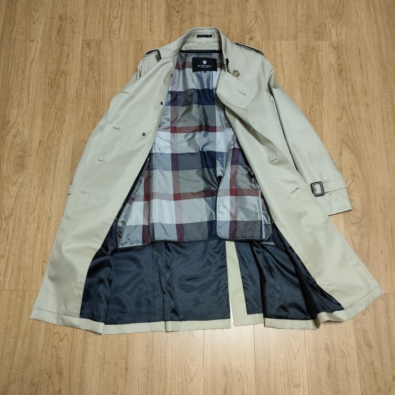 crestbridge black  label 長版風衣 二手 近新品 日本 burberry 轉型品牌