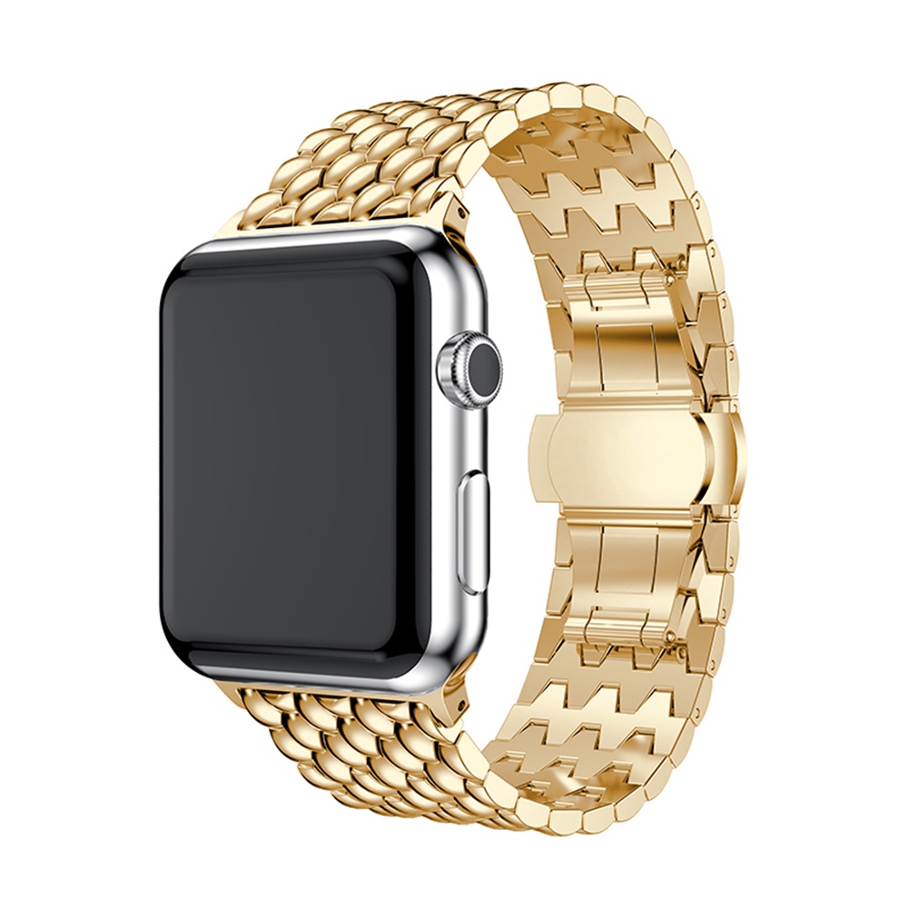 金屬錶帶 不銹鋼蘋果錶帶 適用於 Apple watch 8 7 6 5 4 3 2 38 40 41 42 44 49