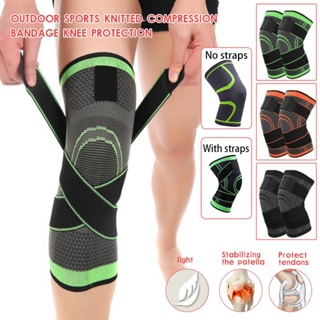 1 件裝運動護膝專業矽膠防撞彈簧支撐籃球護膝登山跑步健身戶外防護裝備
