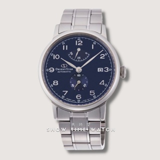 +ORIENT STAR 東方之星 經典1951年復刻紳士腕錶-鋼帶/藍面銀 RE-AW0002L [ 秀時堂 ]