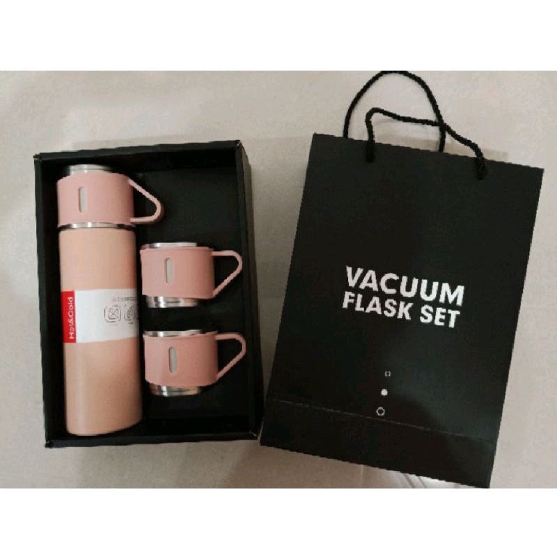 Vacuum Flask set保溫瓶500ml/快樂分享杯