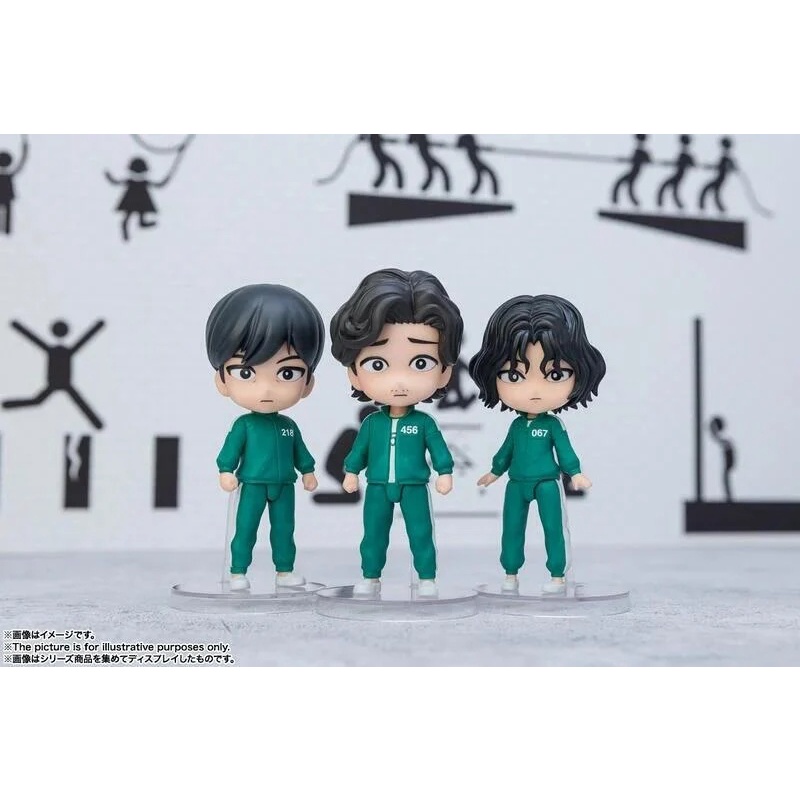 『胖虎館』現貨 代理版 Figuarts mini 魷魚遊戲 參賽者 成奇勳 姜曉 曹尚佑 三款合售 不挑盒況