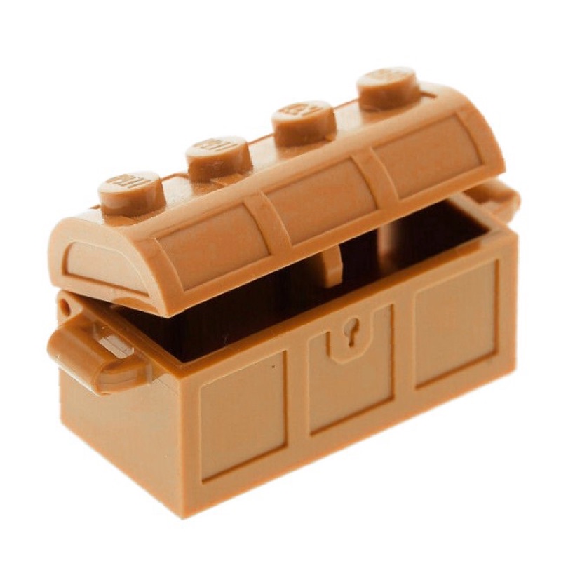 【瘋豬】LEGO樂高 寶箱 深膚色 4738 4739 (Container)(城堡 箱子)