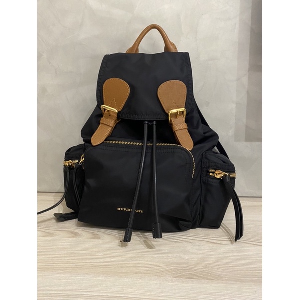 Burberry rucksack 中款 黑色後背包