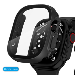 蘋果手錶保護殼 蘋果保護殼適用於 Apple Watch Ultra 49 毫米 PC 保護屏/空心全能透明框架