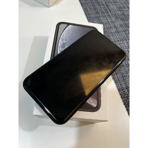 iPhone XR 64G 功能正常 原廠盒裝無配 背板破裂