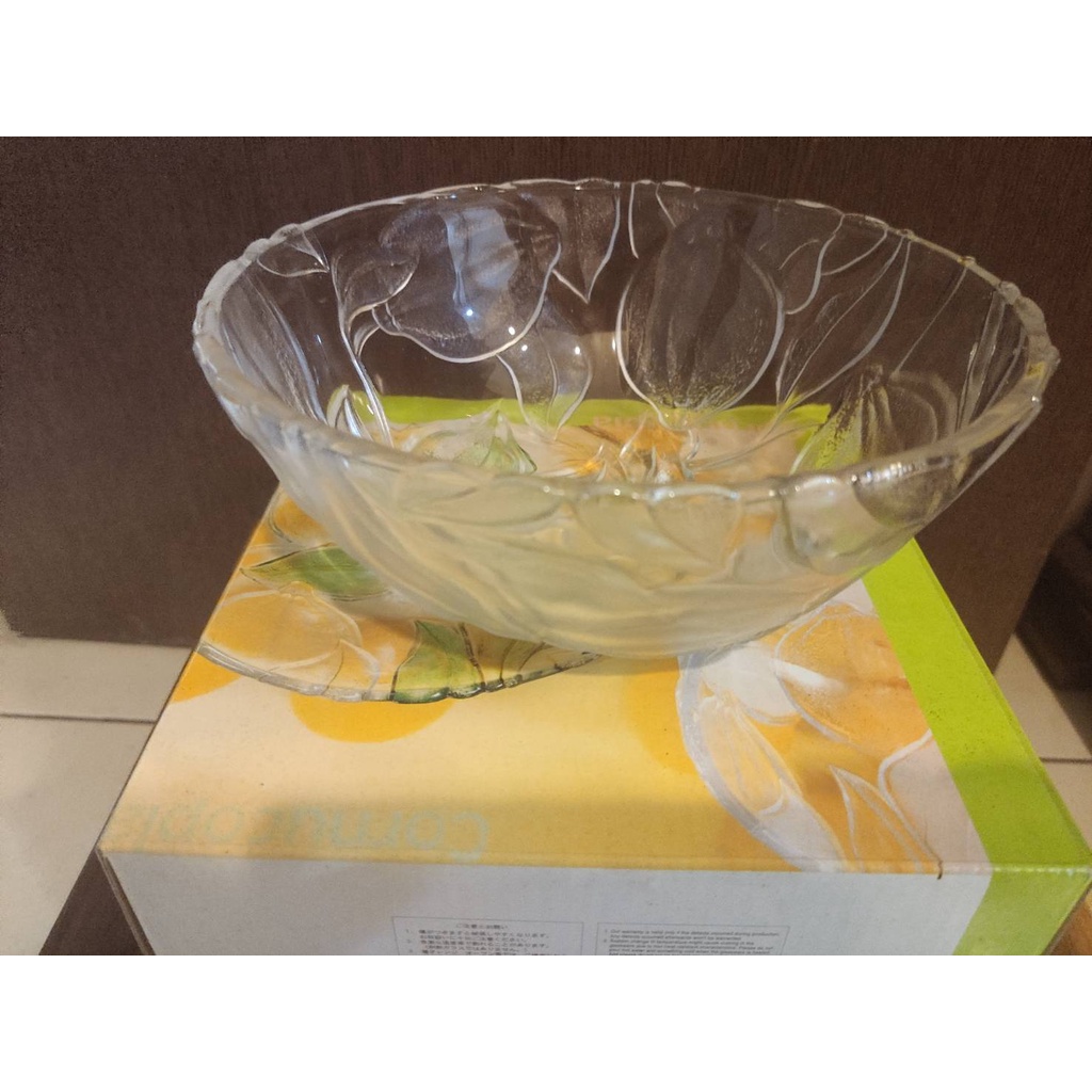 日本【SOGA】水晶玻璃盤水果盤 Cornucopia 客廳擺盤