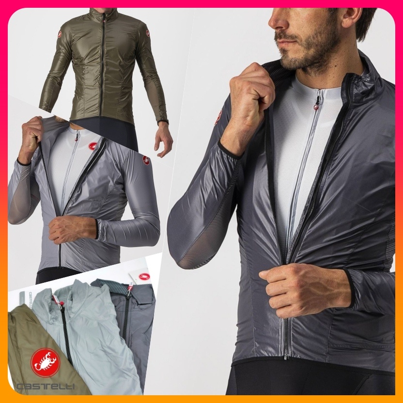 騎樂●公司貨●Castelli Aria Shell Jacket 風衣外套/超輕量口袋型/自行車風衣/蠍子