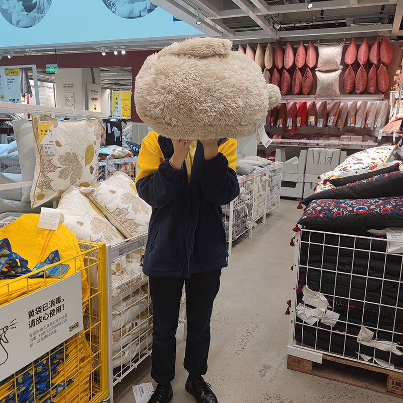 【BeBeTime】現貨 弗斯達 靠墊兔子 國內IKEA宜家同款毛絨可愛網紅腰靠墊抱枕