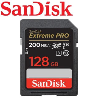 SanDisk Extreme Pro SDXC UHS-I 128GB 記憶卡U3 極速讀取 200MB/s