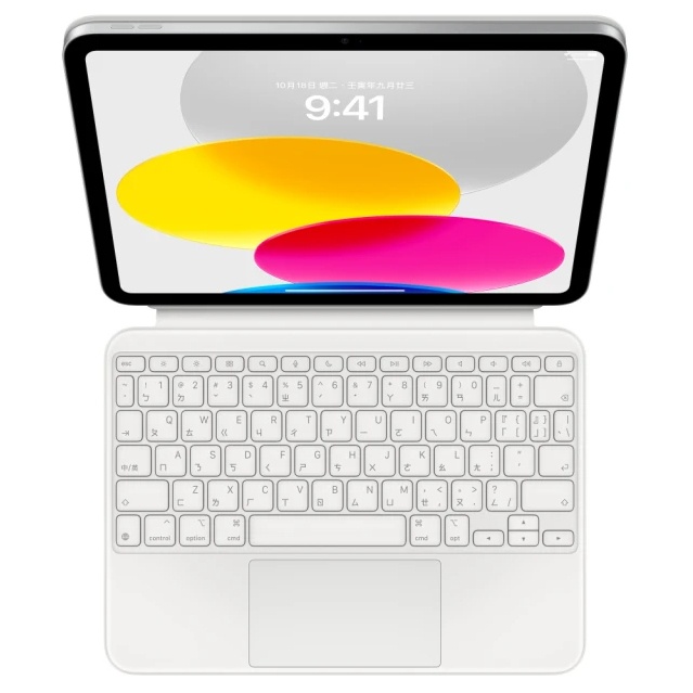 Apple原廠 ipad (第10代) 巧控鍵盤雙面夾 -中文 (注音)MQDP3TA/A